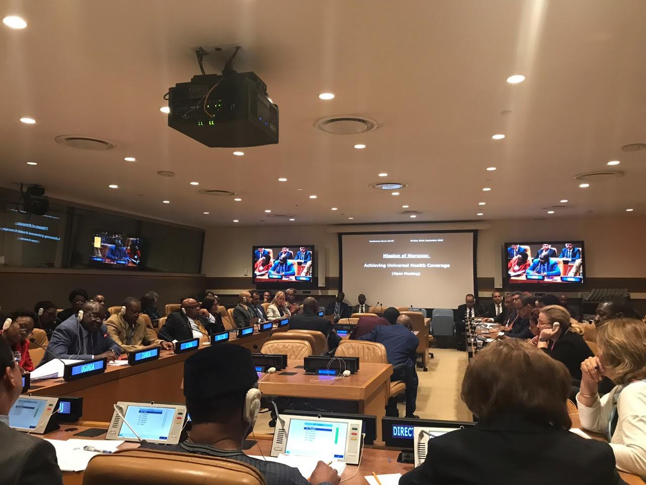 Réunion-débat sur le financement de la couverture santé universelle à l’Assemblée générale des Nations Unies, 23 septembre 2019