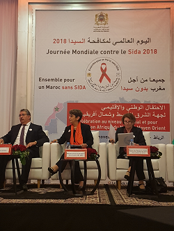 Célébration de la journée mondiale de lutte contre le sida 2018 au Maroc