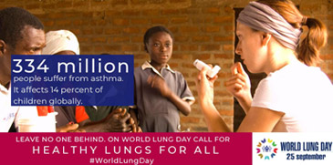 Journée mondiale du poumon 2019 : La santé pulmonaire pour tous