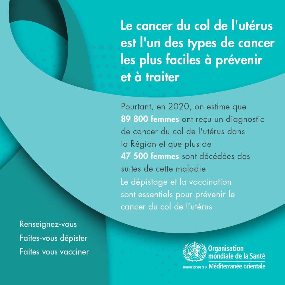 WHO EMRO | Mois de sensibilisation au cancer du col de l'utérus ...