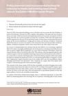 Image shows cover for Policy statement and recommended actions for reducing fat intake and lowering heart attack rates in the Eastern Mediterranean Region. Image shows cover for Policy statement and recommended actions for reducing fat intake and lowering heart attack rates in the Eastern Mediterranean Region.