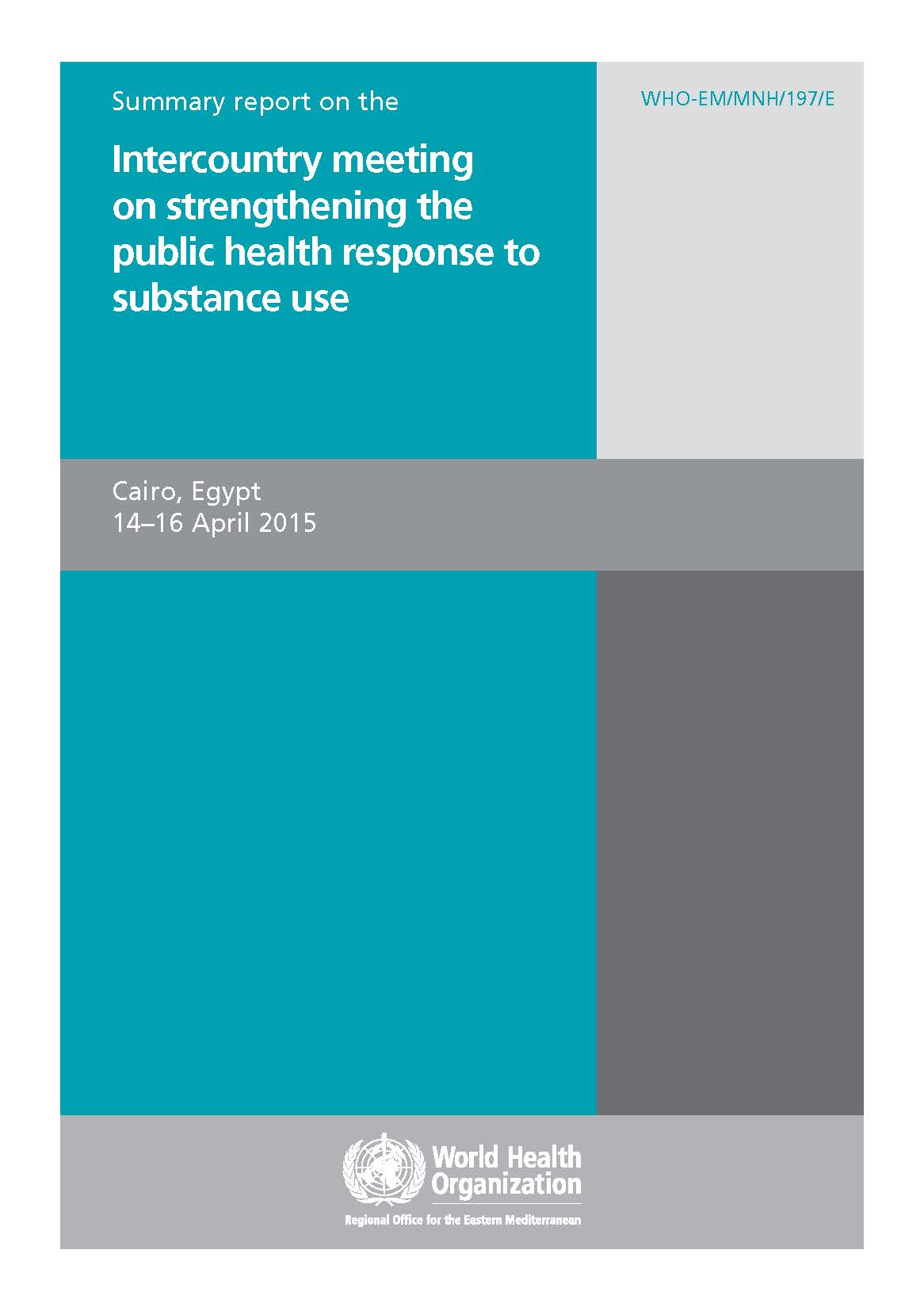 Summary report public health response to substance use meeting
