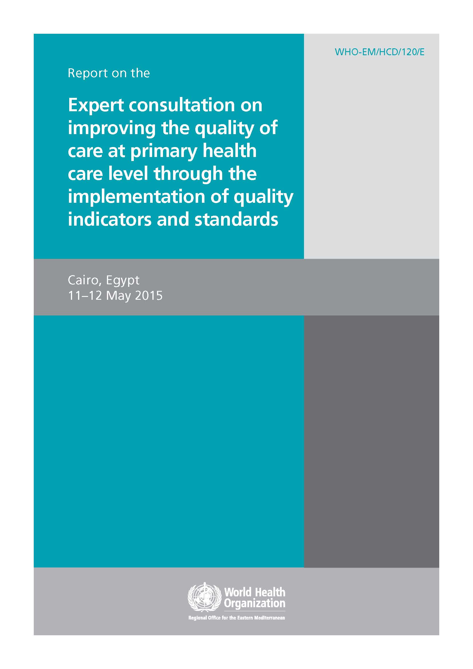 Summary report quality of care at PHC consultation