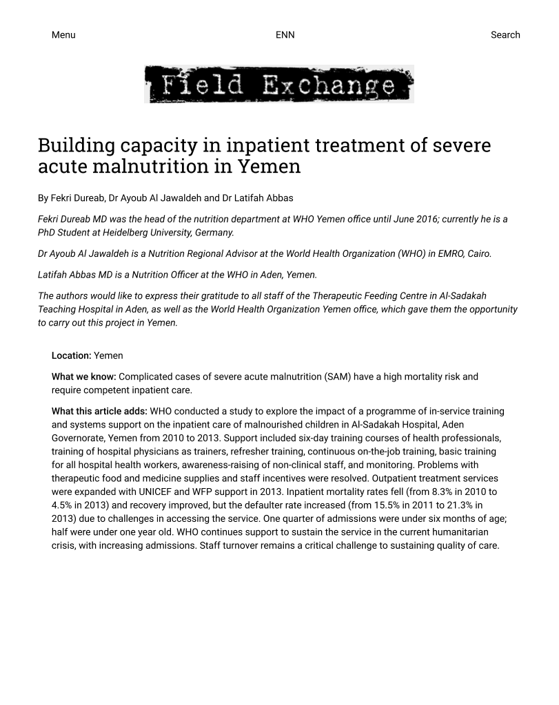 building_capacity_in_inpatient_treatment_of_severe_acute_malnutrition_in_yemen