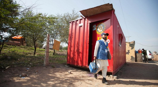 A_permanent_transit_post_made_from_a_recycled_shipping_container._Picture_by_Rotary_Pakistan.K._Jamil