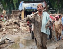 People of Pakistan showing remarkable resilience as they begin reconstruction efforts in Azakhel in Khyber Pakhtunkhwa