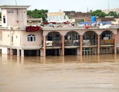 Images from the flood in Pakistan in 2010 show the extent of the flooding