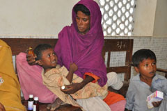 WHO provides medicines  following the flood in Thatta, Sindh 