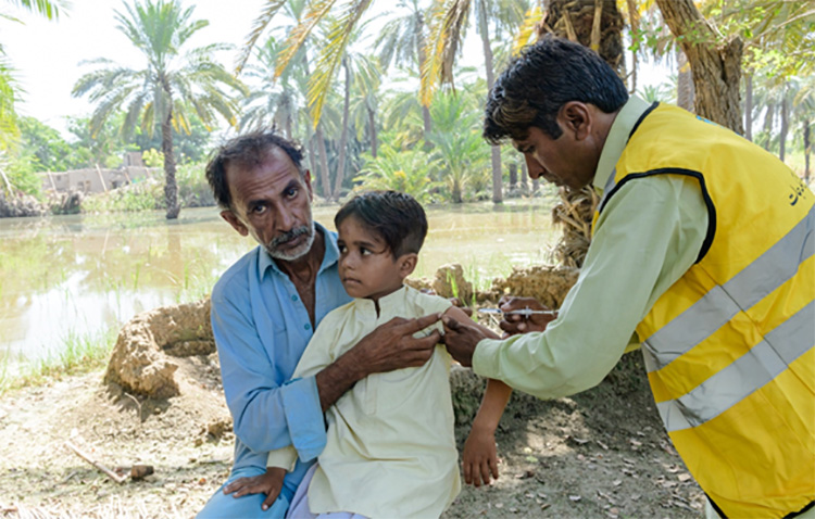 Measles-rubella campaign undertaken to prevent disease outbreaks in Pakistan