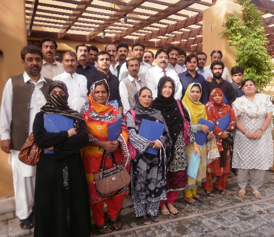 Participants of the course on the health sector's response to gender-based violence during emergencies, Quetta