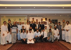A photo of participants at the planning workshop 