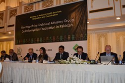 Members of the Technical Advisory Group for polio eradication in Pakistan met in Islamabad on January 28-29 to review progress made in 2015 and to advise on what is needed to stop transmission in 2016.