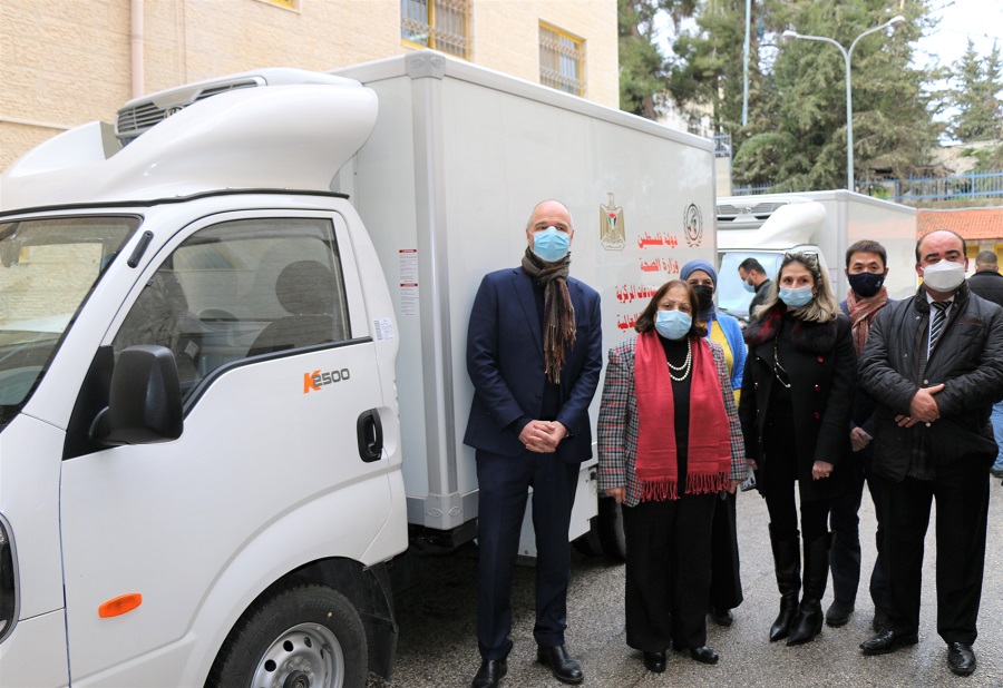 WHO hands over refrigerated vehicles to strengthen vaccine cold chain