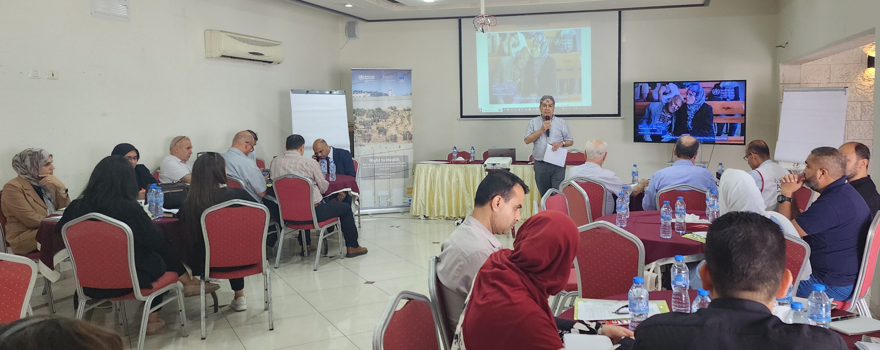 Strengthening protection of health care in the occupied Palestinian territory