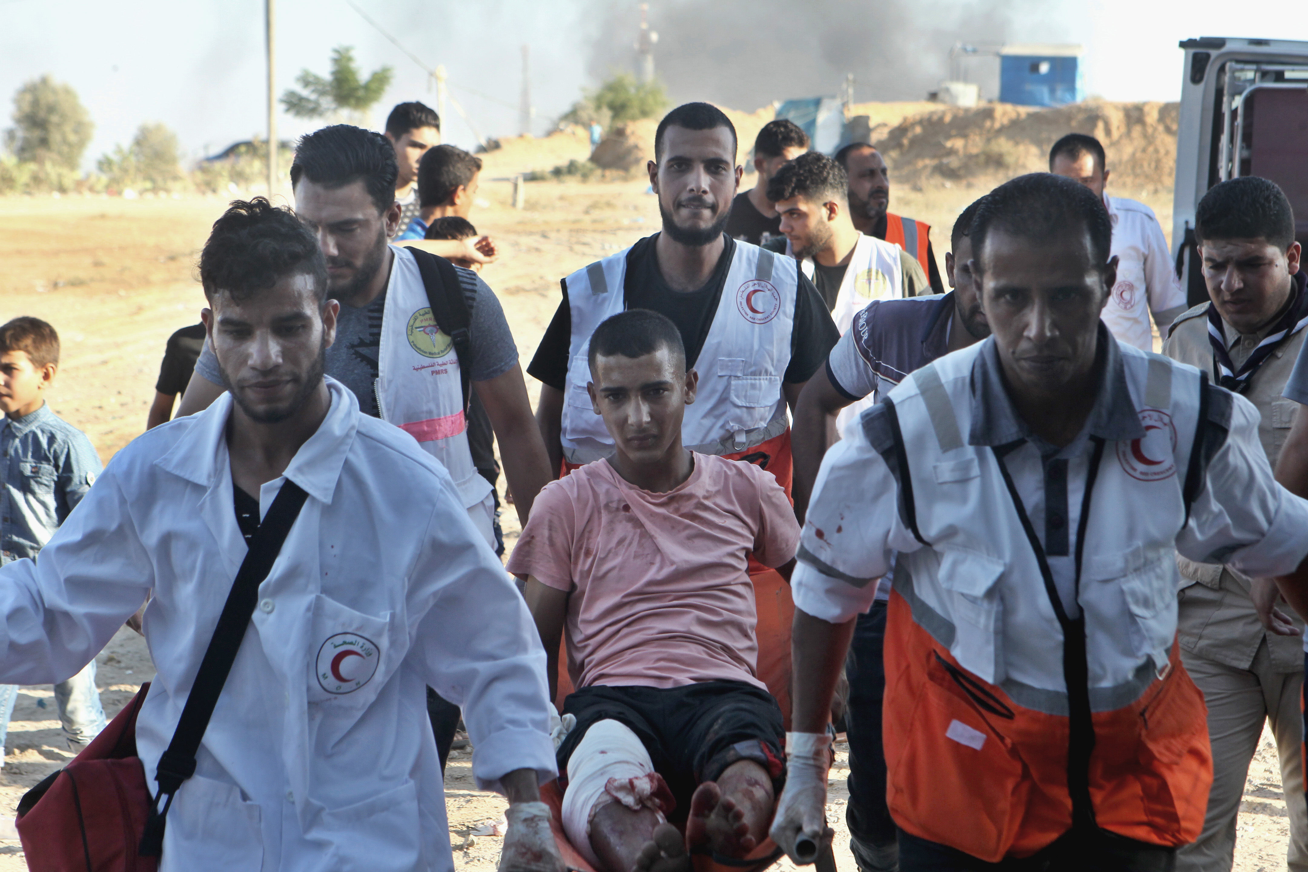Injured patient Gaza