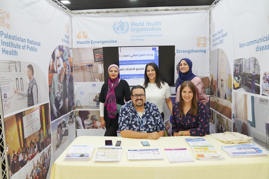 First Health Cluster exhibition held in Gaza Strip and Ramallah