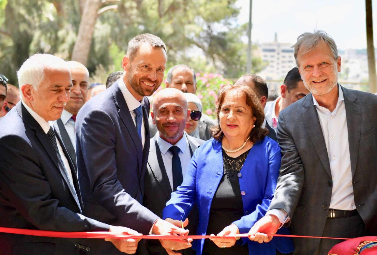 The closing ceremony of the mental health project in the occupied Palestinian territory