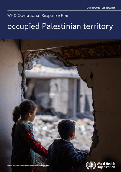 WHO Operational Response Plan occupied Palestinian territory