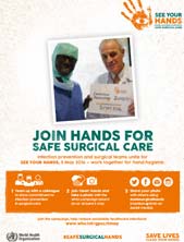 Hand hygiene day 2016: Surgical promotional poster