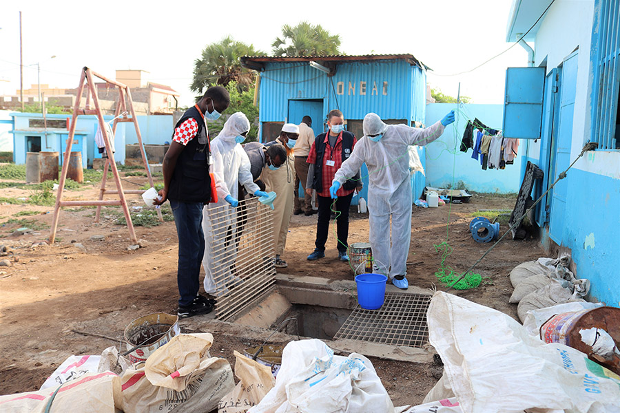 In 2021, the polio programme in Djibouti initiated environmental surveillance to complement AFP surveillance and strengthen the detection of polioviruses.