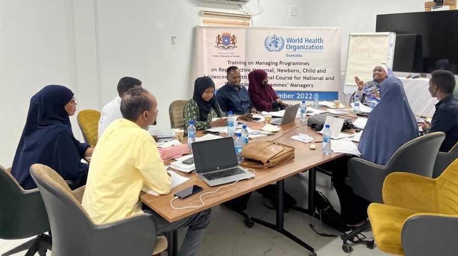 WHO pilots first-ever programme leadership and management training for RMNCAH in Somalia