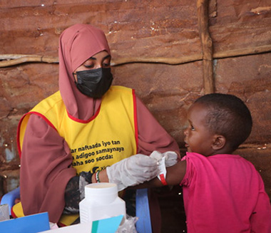 Outreach teams screened 33 767 children aged under 5 years, identifying 4833 children with severe acute malnutrition who were referred to outpatient therapeutic and stabilization centres.
