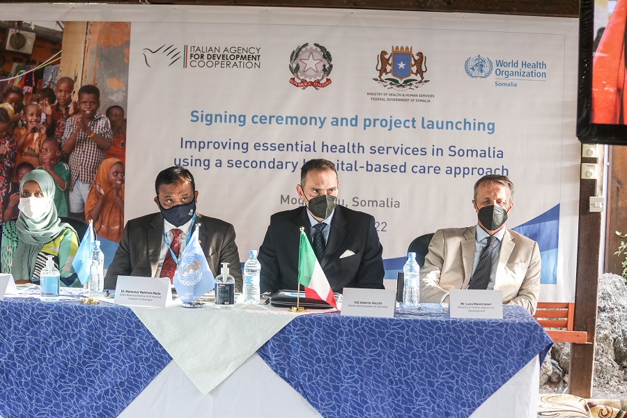 WHO and the Italian Agency for Development Cooperation seek to improve resilience of Somalia’s health system by enhancing essential health services for hospitals in under-served states