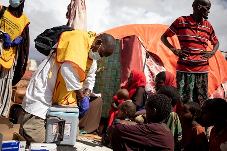 Protecting children from measles in drought-affected Somalia