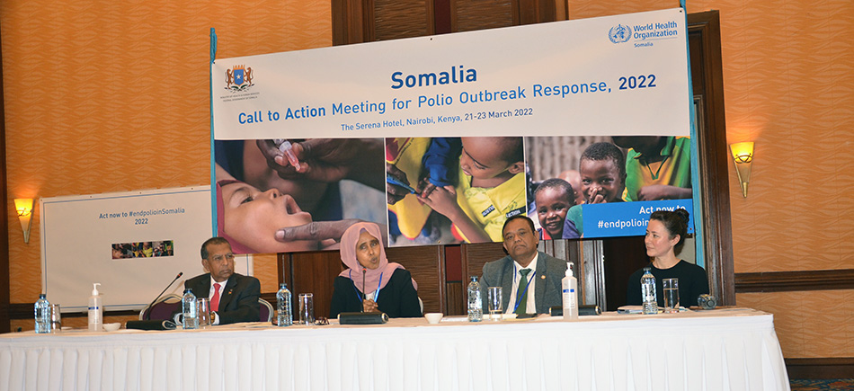 Somalia and stakeholders commit to act now, to take urgent, bold steps to end the ongoing circulating poliovirus type 2 outbreak and keep the country free from wild poliovirus