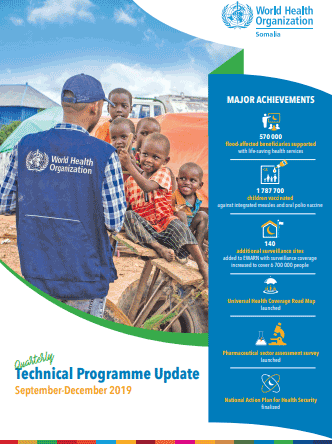 Technical programme update September - December 2018