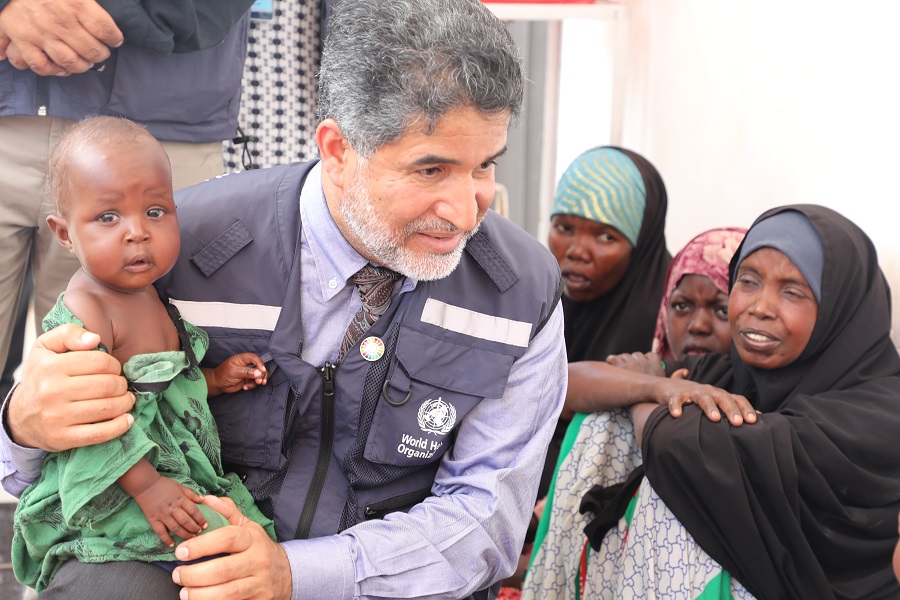 WHO Regional Director officially launches emergency health response plan for drought in Somalia
