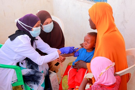 Balancing priorities in the midst of a drought: vaccination campaigns break measles transmission among children in Somalia and save lives