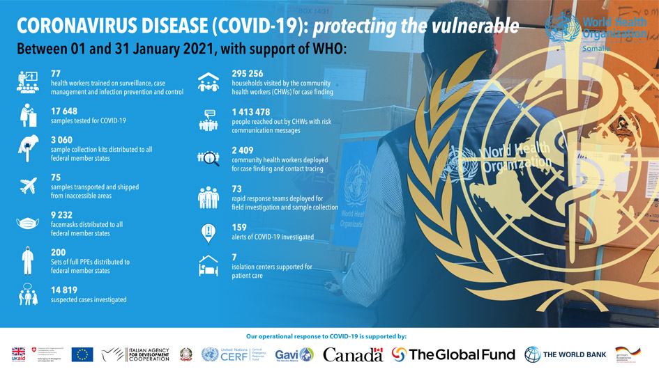 Our work on COVID-19 in numbers January