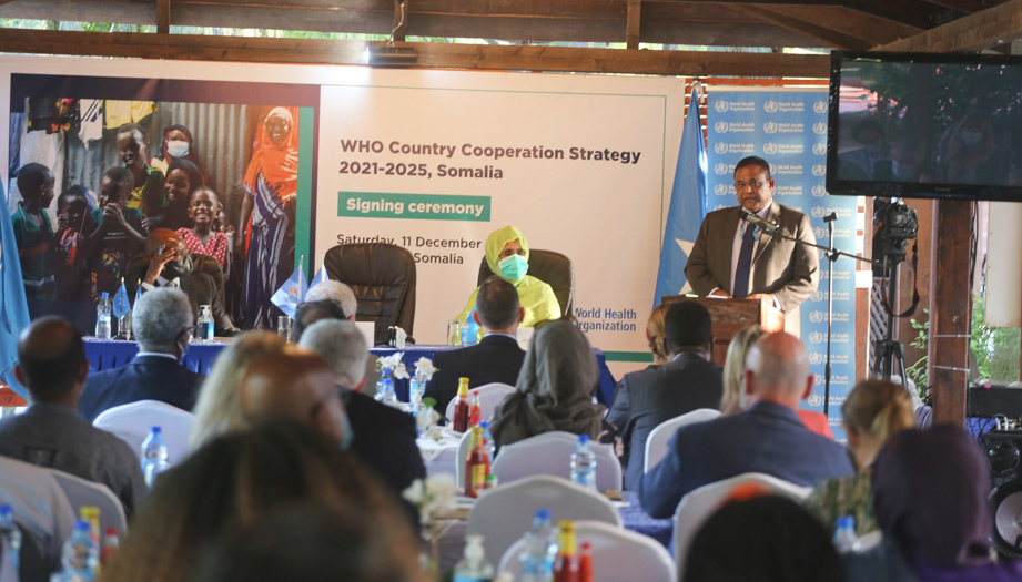 WHO Country Cooperation Strategy 2021–2025 for Somalia signs off. Partners hail it as a landmark event
