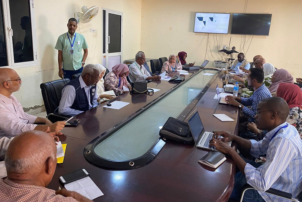 Red Sea Health Cluster meeting in Port Sudan. Photo credit: WHO/WHO Sudan
