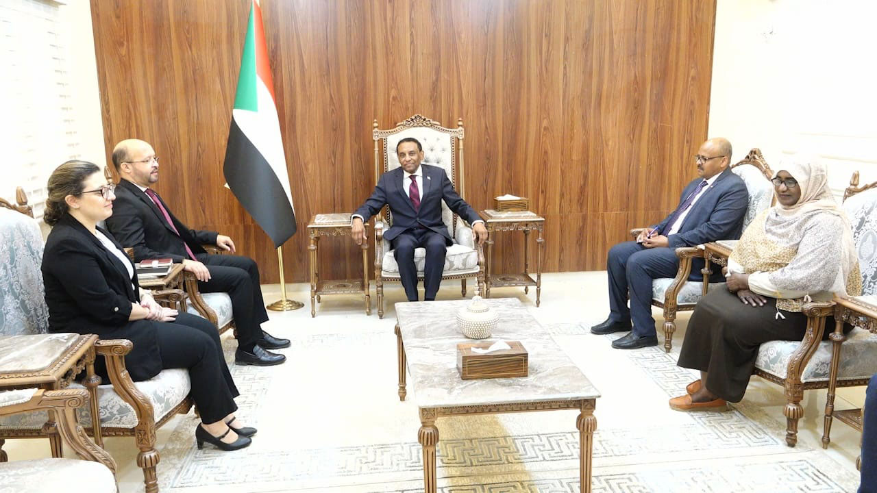 Sudan’s Prime Minister affirms his government’s commitment to working with WHO to improve the health of the Sudanese people