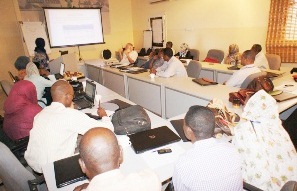 A photo of participants at the workshop on TB operational research and proposal development