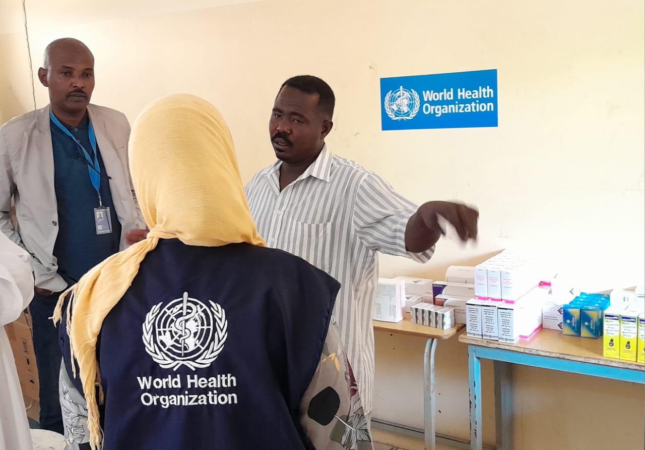 One of the 21 WHO-supported mobile clinics providing primary health care services in areas of Sudan that lack access to health services. Photo credit: WHO/WHO Sudan