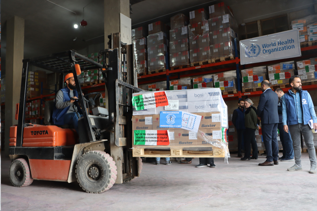Italy supports WHO with EUR 3 million to strengthen disease surveillance and health emergency response across Syria