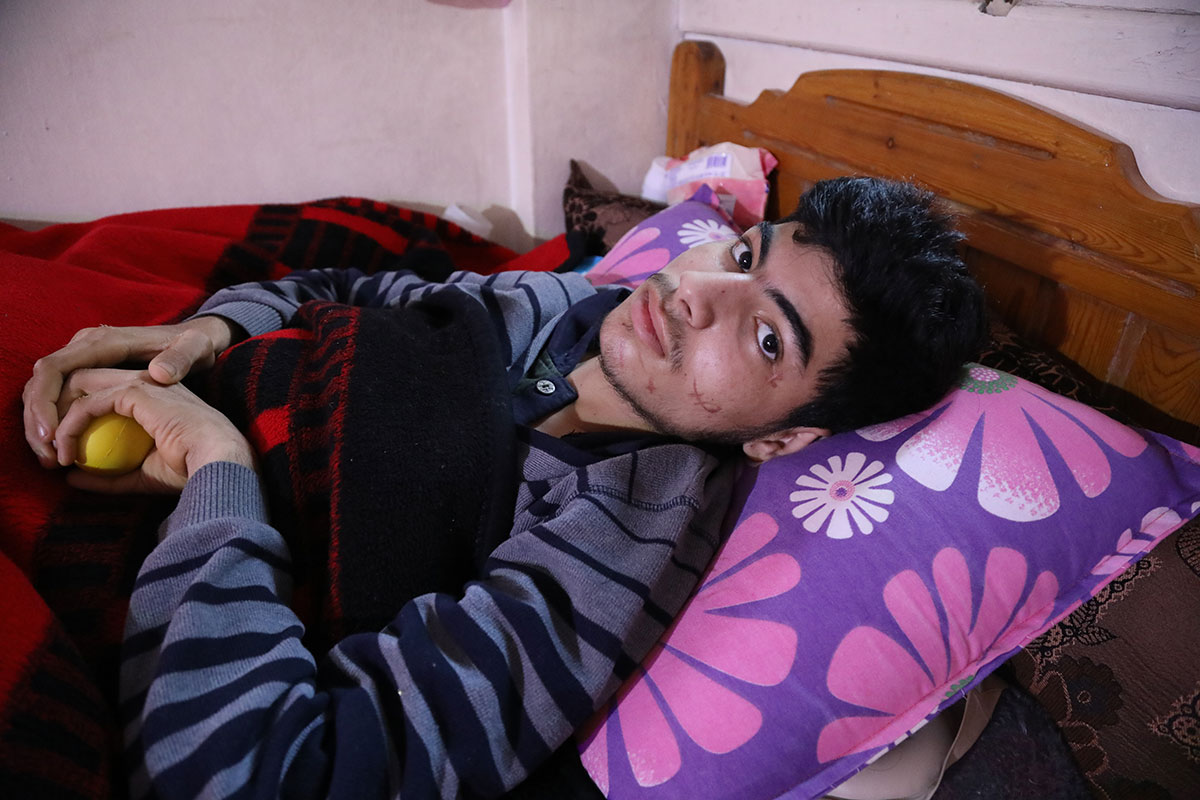 Abdul-Halim was also asleep at home when the earthquake struck, as were most of the people affected by the disaster. The house was reduced to rubble in seconds, burying the young boy and many members of his family, including his parents, 2 sisters, an uncle, and the uncle’s wife and cousin.