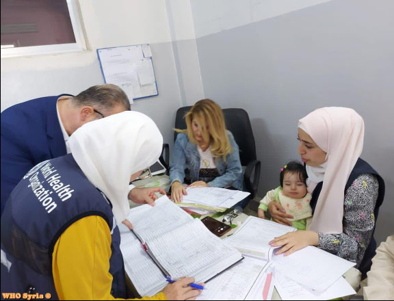 WHO and Syrian Ministry of Health joint evaluation mission finds EWARS effective and recommends updates