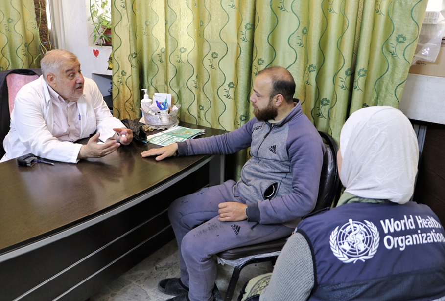 How KSrelief is helping a young man in Hama manage diabetes