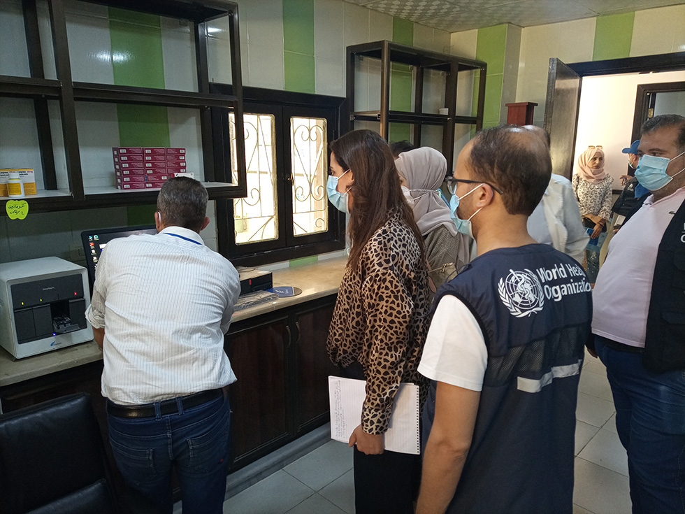 Strengthening TB services along cascade of care in Syria