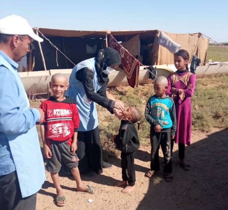 WHO supports national polio, measles, and rubella vaccination campaign in Syria