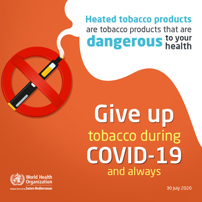 Give up tobacco during COVID-19 and always