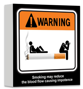 Smoking may reduce the blood flow causing impotence