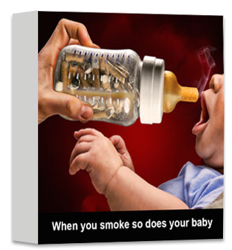 Quand vous fumez, votre bébé fume
