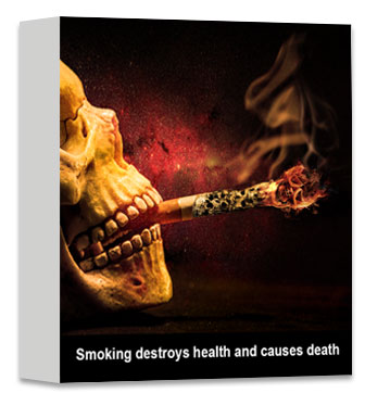 Smoking destroys health and causes death