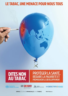 World No Tobacco Day 2017 - French poster