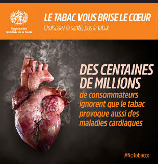 World No Tobacco Day 2018 infographic - Heart disease: Hundreds of millions of tobacco users are unaware tobacco causes heart disease